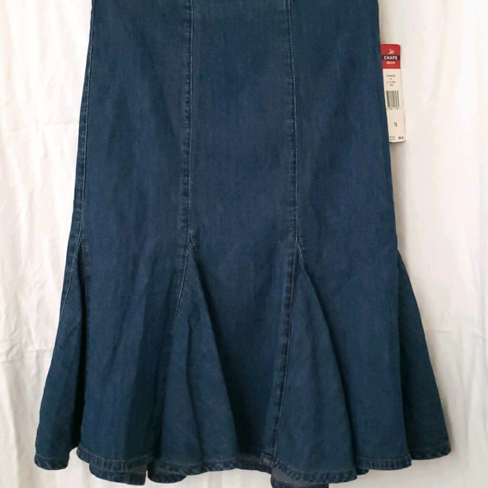 Women's Denim Flared Skirt